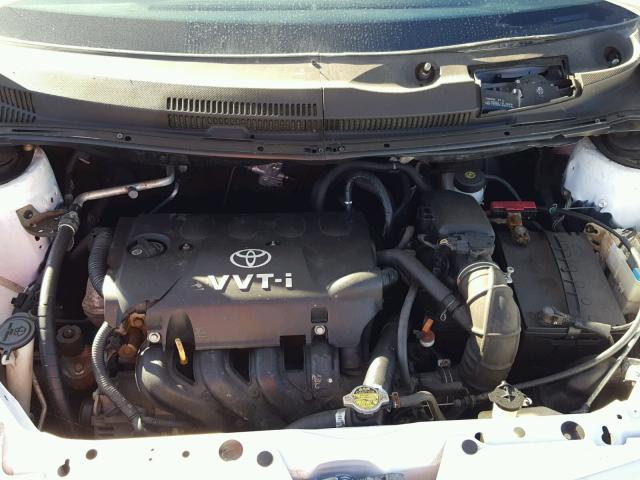 JTKKT604160131543 - 2006 TOYOTA SCION XA WHITE photo 7