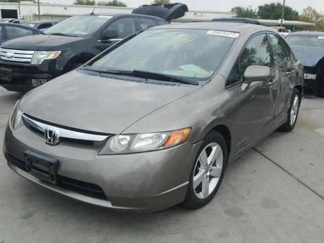 JHMFA16876S011650 - 2006 HONDA CIVIC EX CHARCOAL photo 2