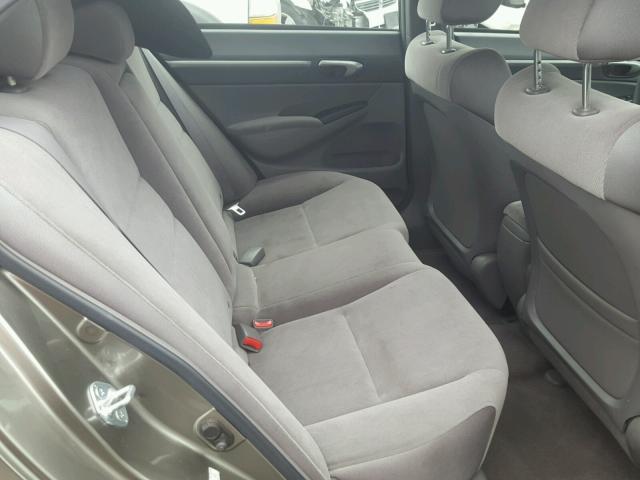 JHMFA16876S011650 - 2006 HONDA CIVIC EX CHARCOAL photo 6