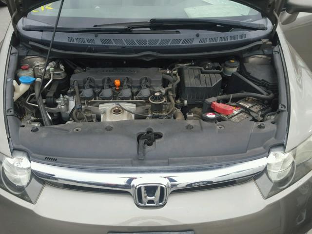 JHMFA16876S011650 - 2006 HONDA CIVIC EX CHARCOAL photo 7