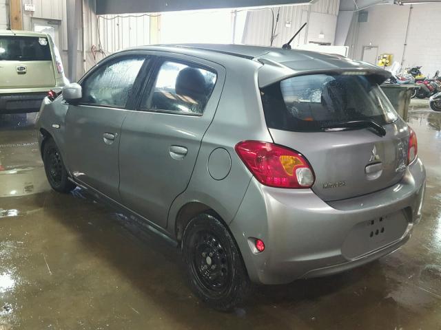 ML32A3HJ5FH055643 - 2015 MITSUBISHI MIRAGE DE GRAY photo 3