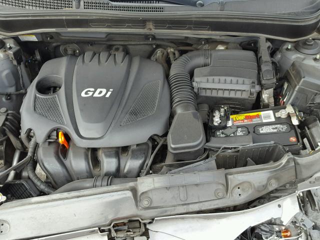 5NPEB4ACXDH625000 - 2013 HYUNDAI SONATA GLS GRAY photo 7