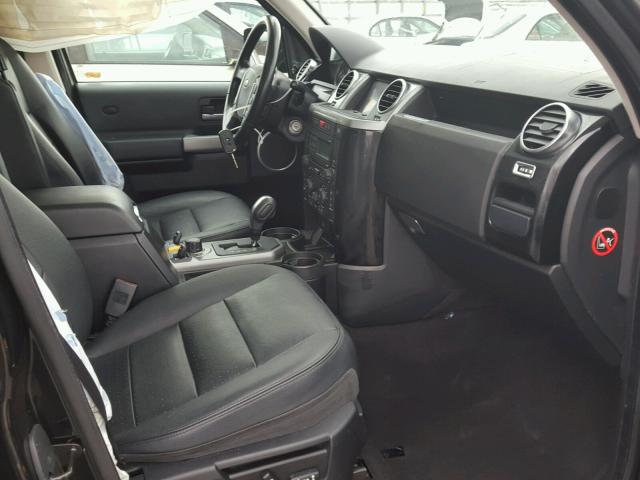 SALAG25419A494957 - 2009 LAND ROVER LR3 BLACK photo 5