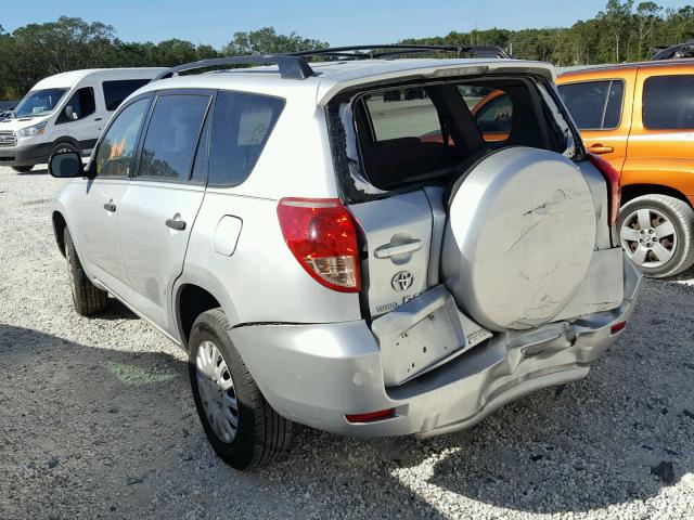 JTMZD33V885094955 - 2008 TOYOTA RAV4 SILVER photo 3