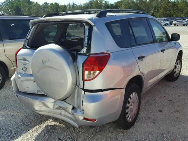 JTMZD33V885094955 - 2008 TOYOTA RAV4 SILVER photo 4