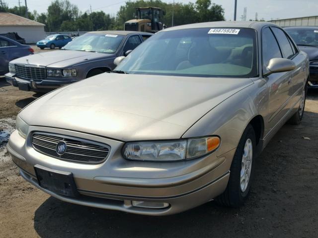 2G4WB52K221244705 - 2002 BUICK REGAL LS GOLD photo 2