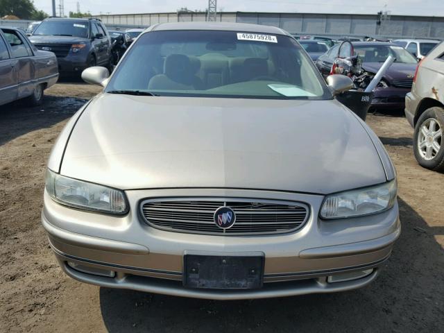 2G4WB52K221244705 - 2002 BUICK REGAL LS GOLD photo 9