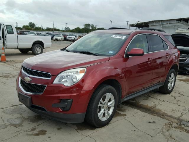 2CNALDEW2A6343249 - 2010 CHEVROLET EQUINOX LT RED photo 2