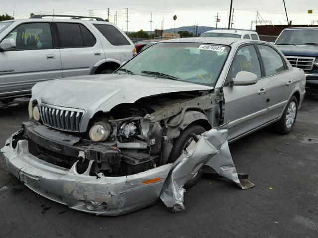 KNAGD126035251891 - 2003 KIA OPTIMA LX SILVER photo 2