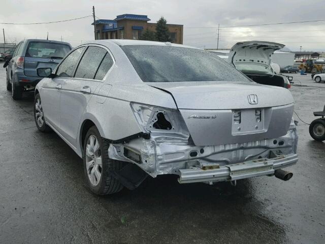 1HGCP2F89AA135783 - 2010 HONDA ACCORD EXL SILVER photo 3