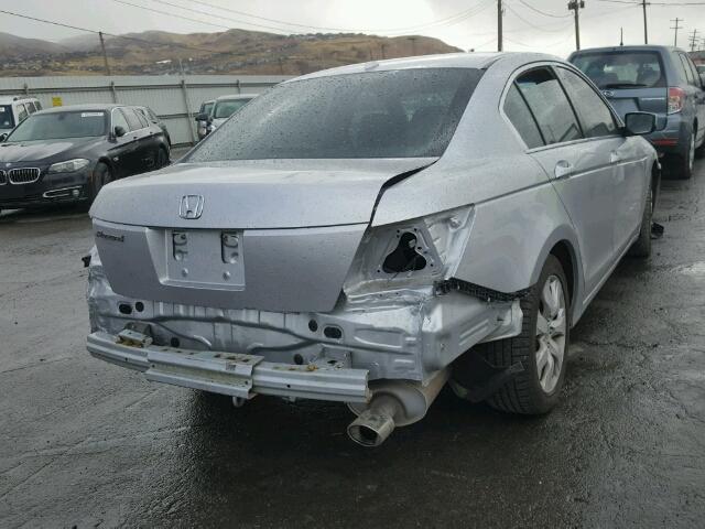 1HGCP2F89AA135783 - 2010 HONDA ACCORD EXL SILVER photo 4