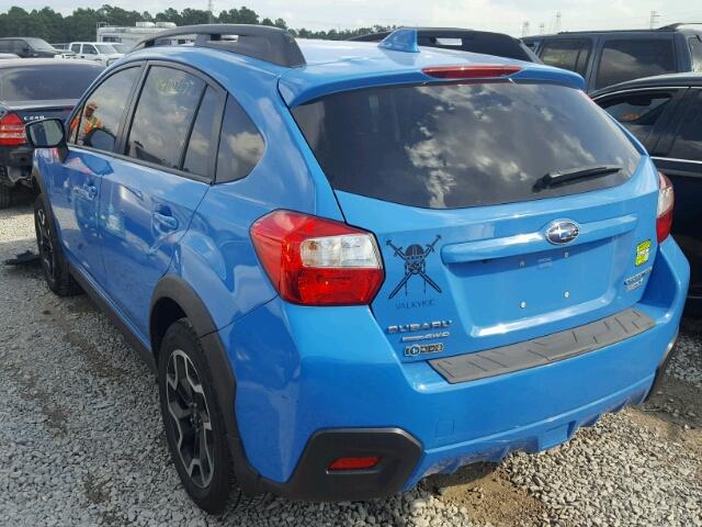 JF2GPANC7G8312154 - 2016 SUBARU CROSSTREK BLUE photo 3