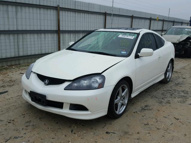 JH4DC53005S010443 - 2005 ACURA RSX TYPE-S WHITE photo 2