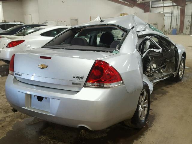 2G1WF5E36C1115485 - 2012 CHEVROLET IMPALA LS SILVER photo 4