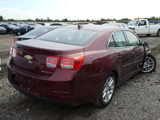 1G11C5SL4FF353274 - 2015 CHEVROLET MALIBU 1LT RED photo 4