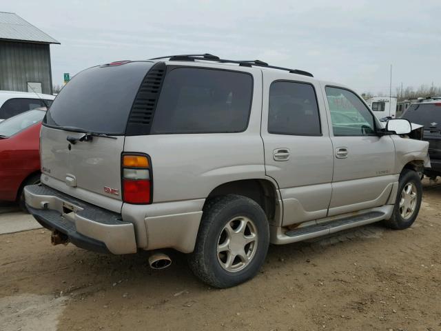 1GKEK63U24J271213 - 2004 GMC YUKON DENA GRAY photo 4