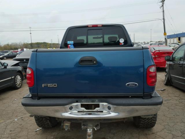 1FTRX08L31KA37910 - 2001 FORD F150 BLUE photo 6