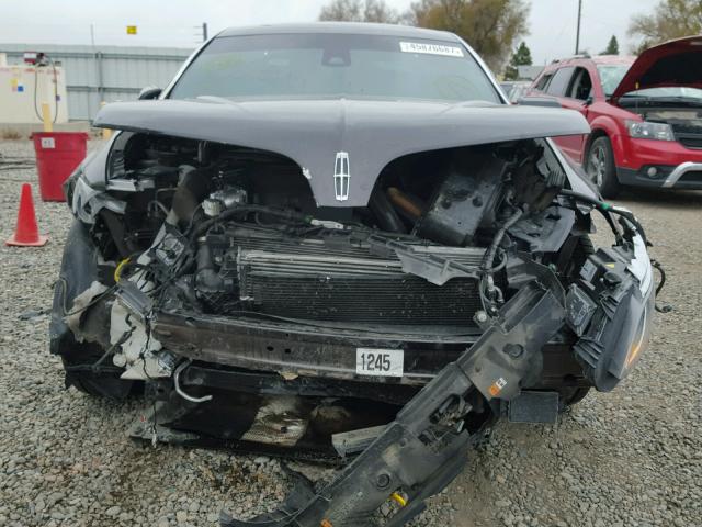 1LNHL9FT3EG603468 - 2014 LINCOLN MKS BURGUNDY photo 9