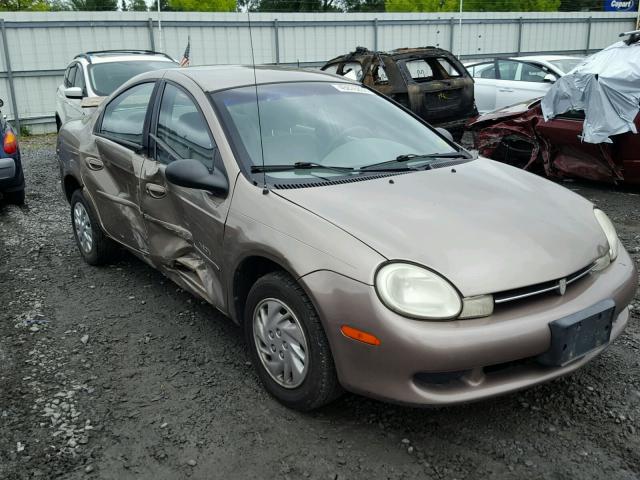 1P3ES46C6YD527702 - 2000 PLYMOUTH NEON BASE 金色 照片 1