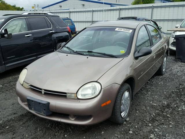 1P3ES46C6YD527702 - 2000 PLYMOUTH NEON BASE 金色 照片 2