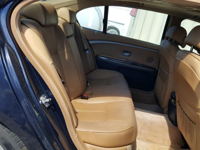 WBAGN63534DS55795 - 2004 BMW 745 LI Կապույտ լուսանկար 6