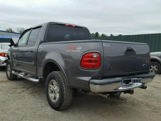 1FTRW08L03KD81829 - 2003 FORD F150 SUPER GRAY photo 3