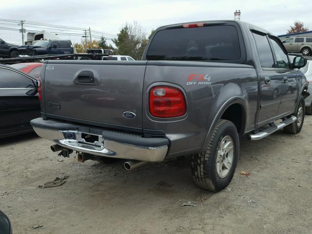 1FTRW08L03KD81829 - 2003 FORD F150 SUPER GRAY photo 4