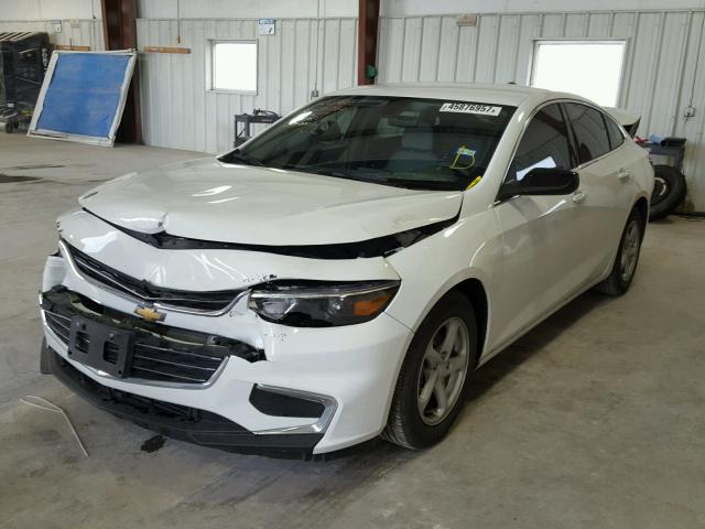 1G1ZB5ST1GF251728 - 2016 CHEVROLET MALIBU LS WHITE photo 2