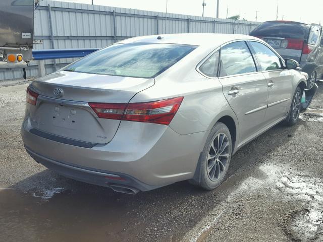 4T1BK1EB2JU275183 - 2018 TOYOTA AVALON XLE GOLD photo 4