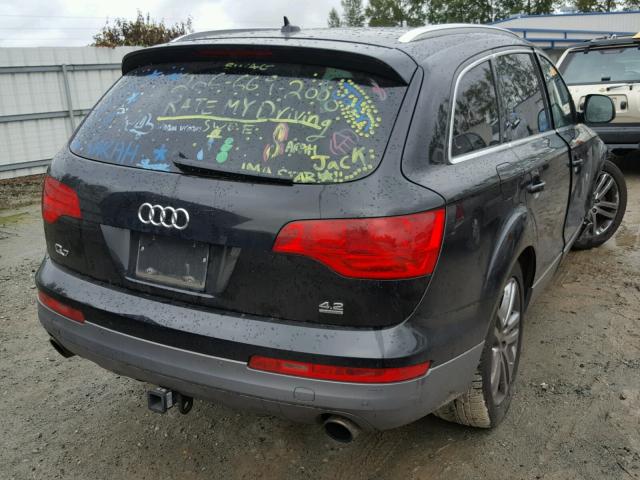 WA1BV74L48D049479 - 2008 AUDI Q7 4.2 QUA BLACK photo 4