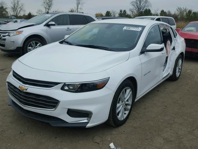 1G1ZE5ST9HF115789 - 2017 CHEVROLET MALIBU LT WHITE photo 2