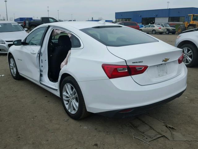 1G1ZE5ST9HF115789 - 2017 CHEVROLET MALIBU LT WHITE photo 3