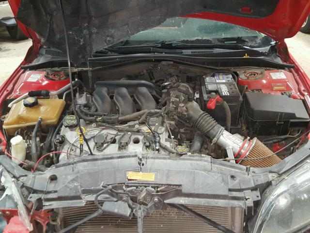 1YVFP84D945N87514 - 2004 MAZDA 6 S RED photo 7