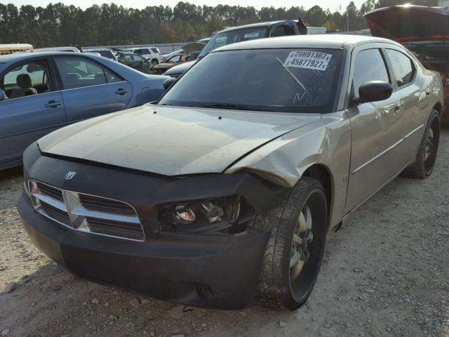 2B3KA33V99H585198 - 2009 DODGE CHARGER SX TAN photo 2