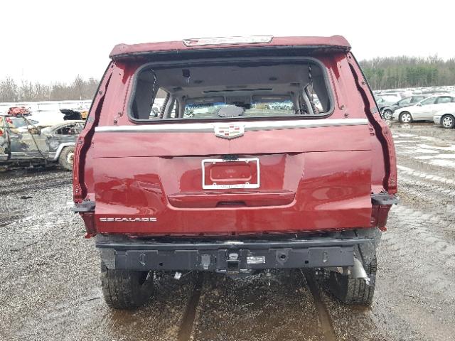 1GYS4BKJXHR278307 - 2017 CADILLAC ESCALADE L MAROON photo 10