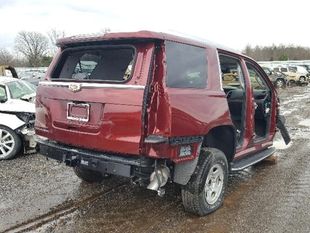 1GYS4BKJXHR278307 - 2017 CADILLAC ESCALADE L MAROON photo 4