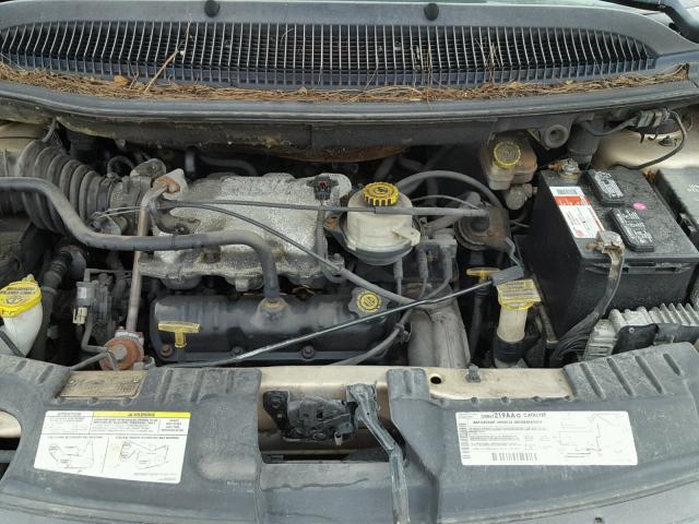 2C8GP54L61R412389 - 2001 CHRYSLER TOWN & COU GOLD photo 7