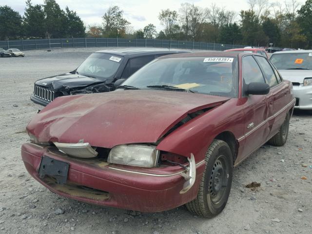 1G4NJ52T8VC429041 - 1997 BUICK SKYLARK CU MAROON photo 2