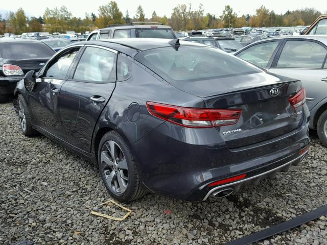 5XXGW4L2XHG125096 - 2017 KIA OPTIMA SX BLACK photo 3