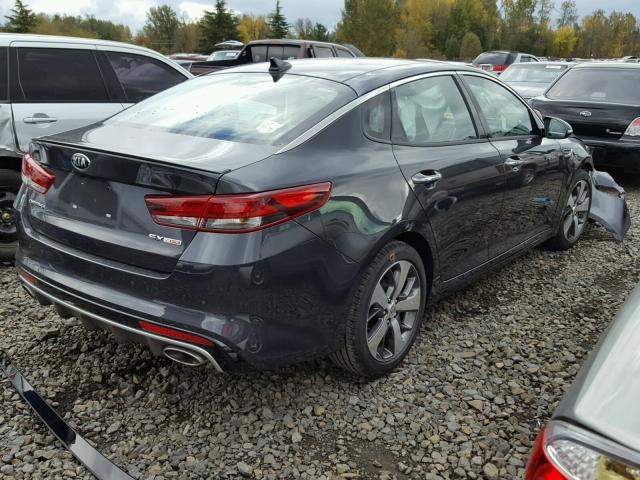 5XXGW4L2XHG125096 - 2017 KIA OPTIMA SX BLACK photo 4