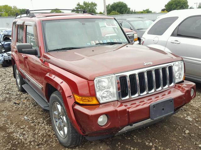 1J8HG58296C122180 - 2006 JEEP COMMANDER RED photo 1