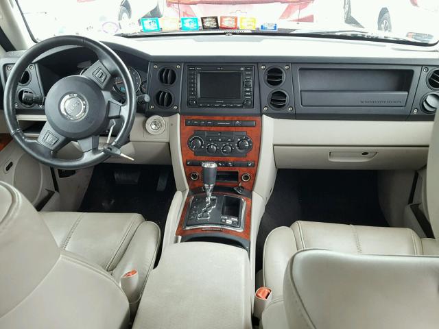 1J8HG58296C122180 - 2006 JEEP COMMANDER RED photo 9