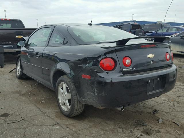 1G1AL18F187341137 - 2008 CHEVROLET COBALT LT BLACK photo 3