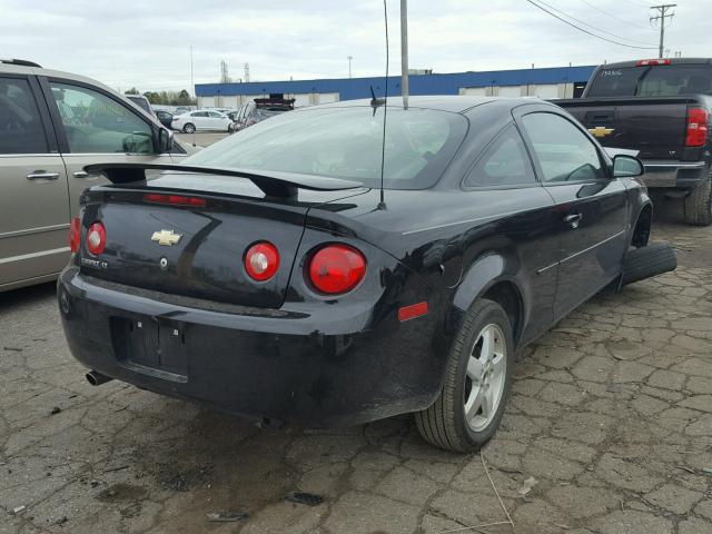 1G1AL18F187341137 - 2008 CHEVROLET COBALT LT BLACK photo 4