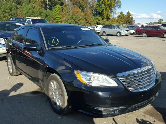 1C3CCBAB4EN143371 - 2014 CHRYSLER 200 LX BLACK photo 1