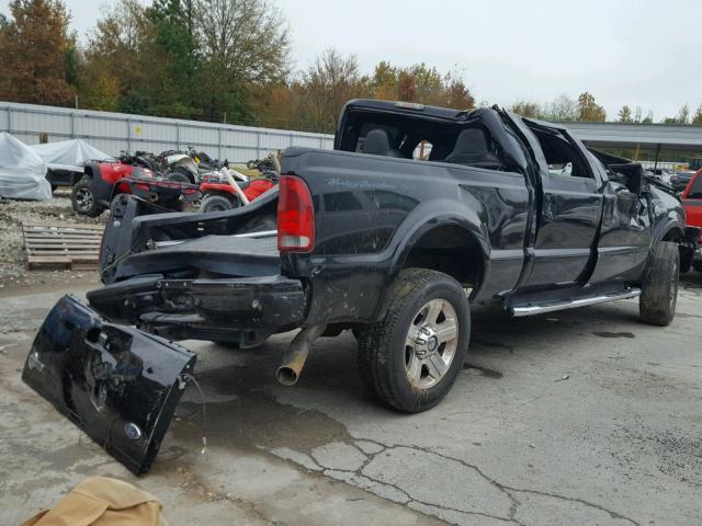 1FTSW21P06ED36287 - 2006 FORD F250 BLACK photo 4