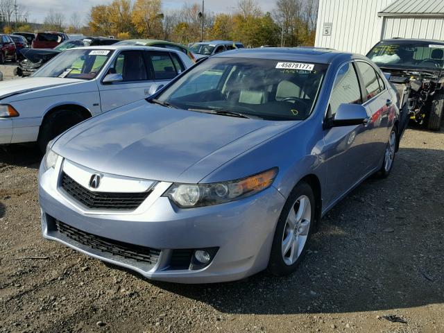 JH4CU26649C036857 - 2009 ACURA TSX GRAY photo 2