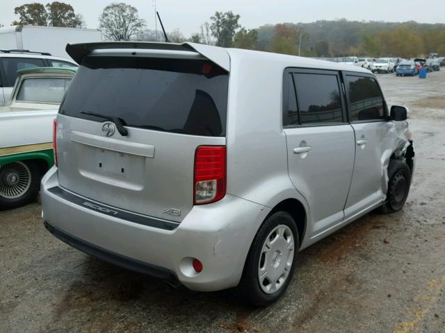 JTLZE4FE7DJ043838 - 2013 TOYOTA SCION XB SILVER photo 4