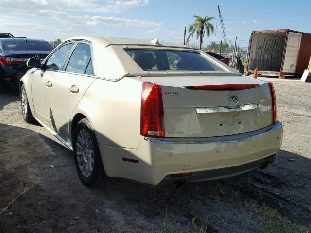 1G6DE5EG9A0101886 - 2010 CADILLAC CTS LUXURY WHITE photo 3