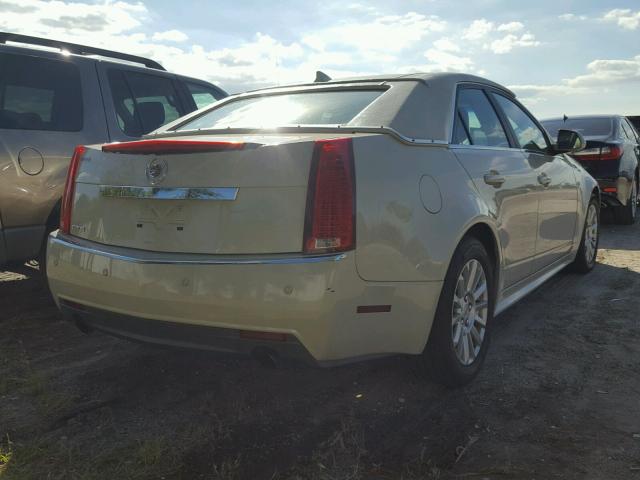 1G6DE5EG9A0101886 - 2010 CADILLAC CTS LUXURY WHITE photo 4